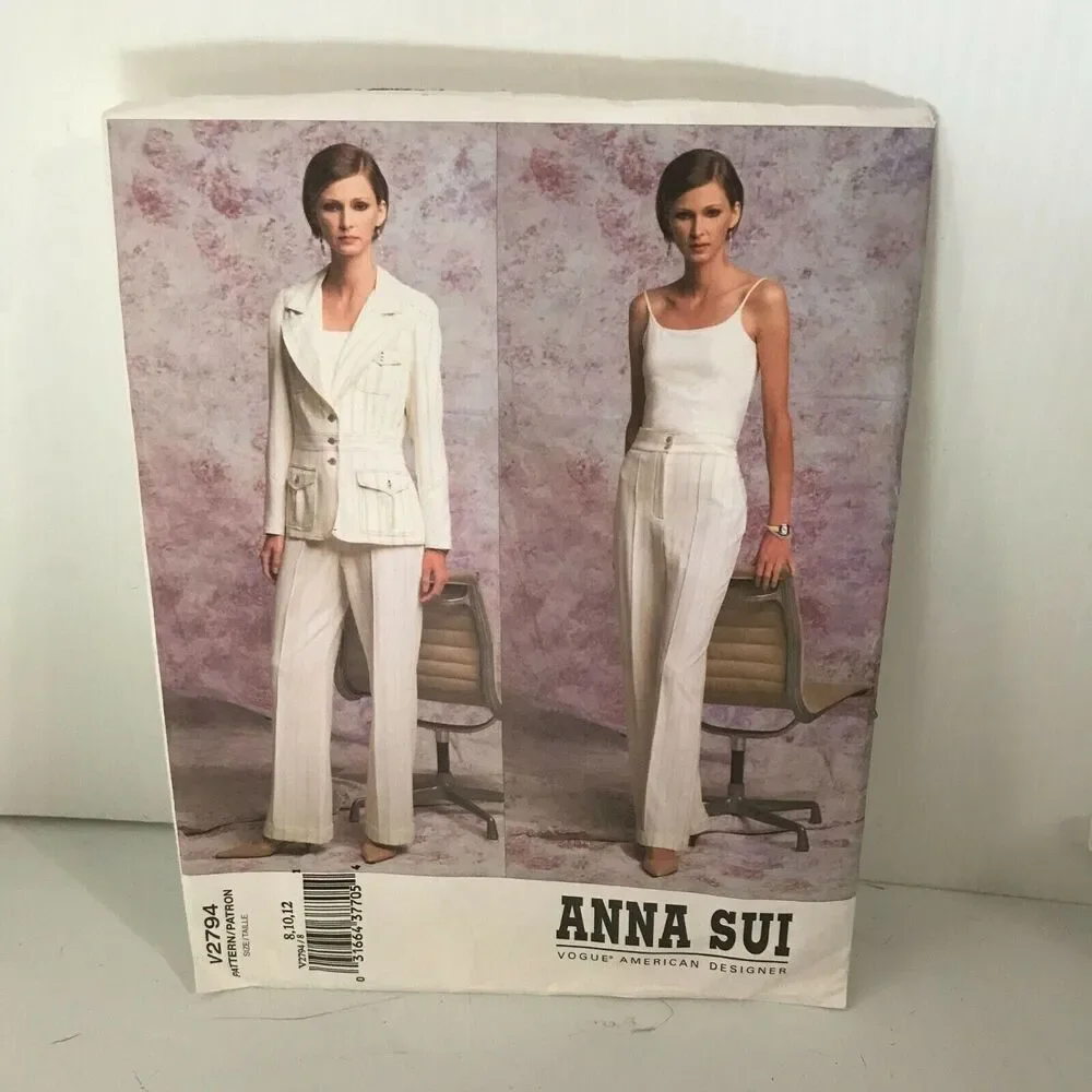 #V2794 Vogue Womens suit sewing pattern size 7-10